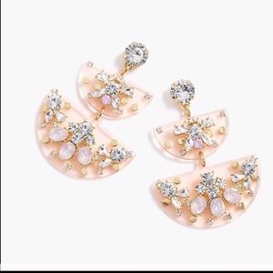 Reposh! J. Crew Half-Moon Crystal Earrings